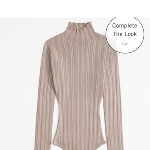 Abercrombie Ribbed Turtleneck Bodysuit - NWT